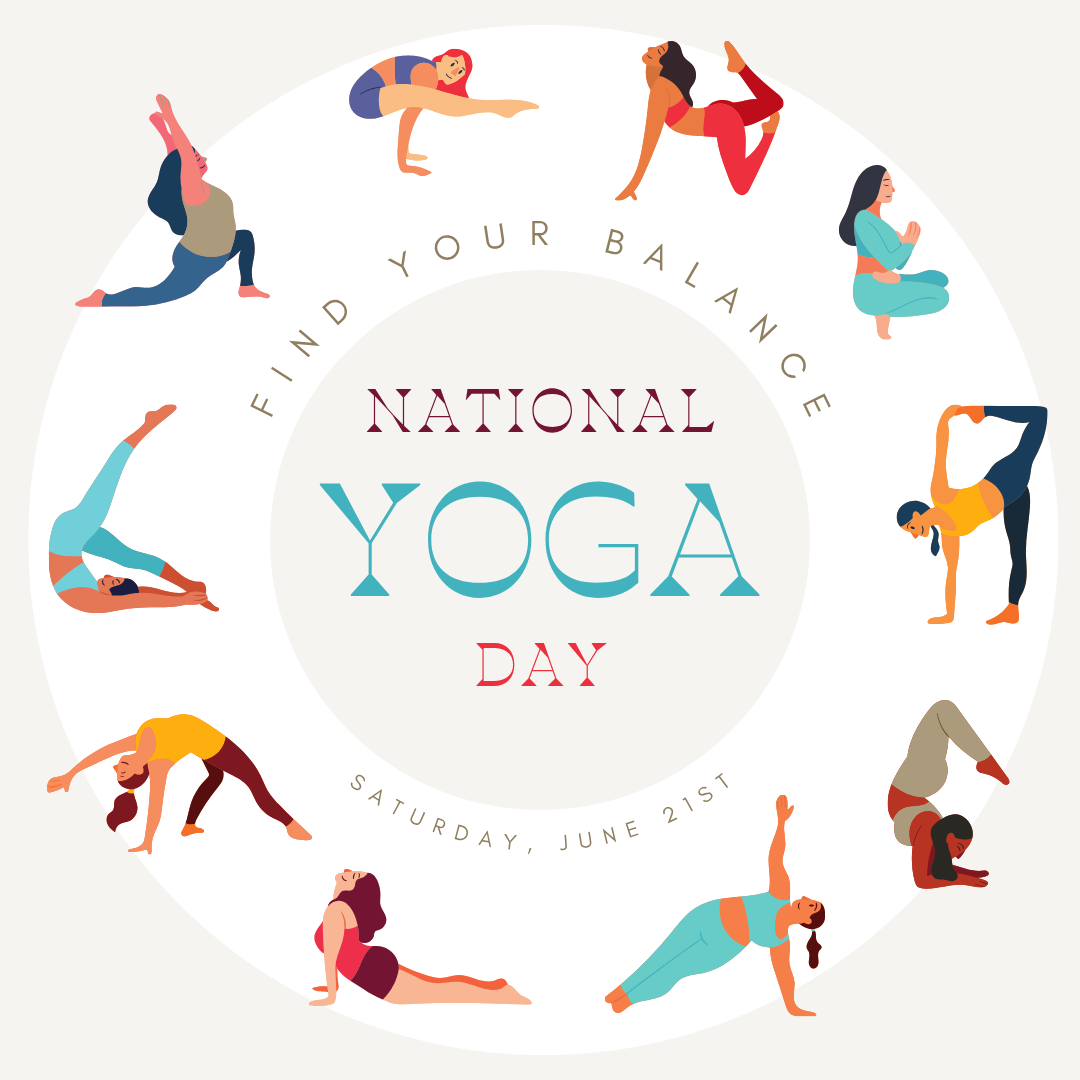 National Yoga Day Graphic