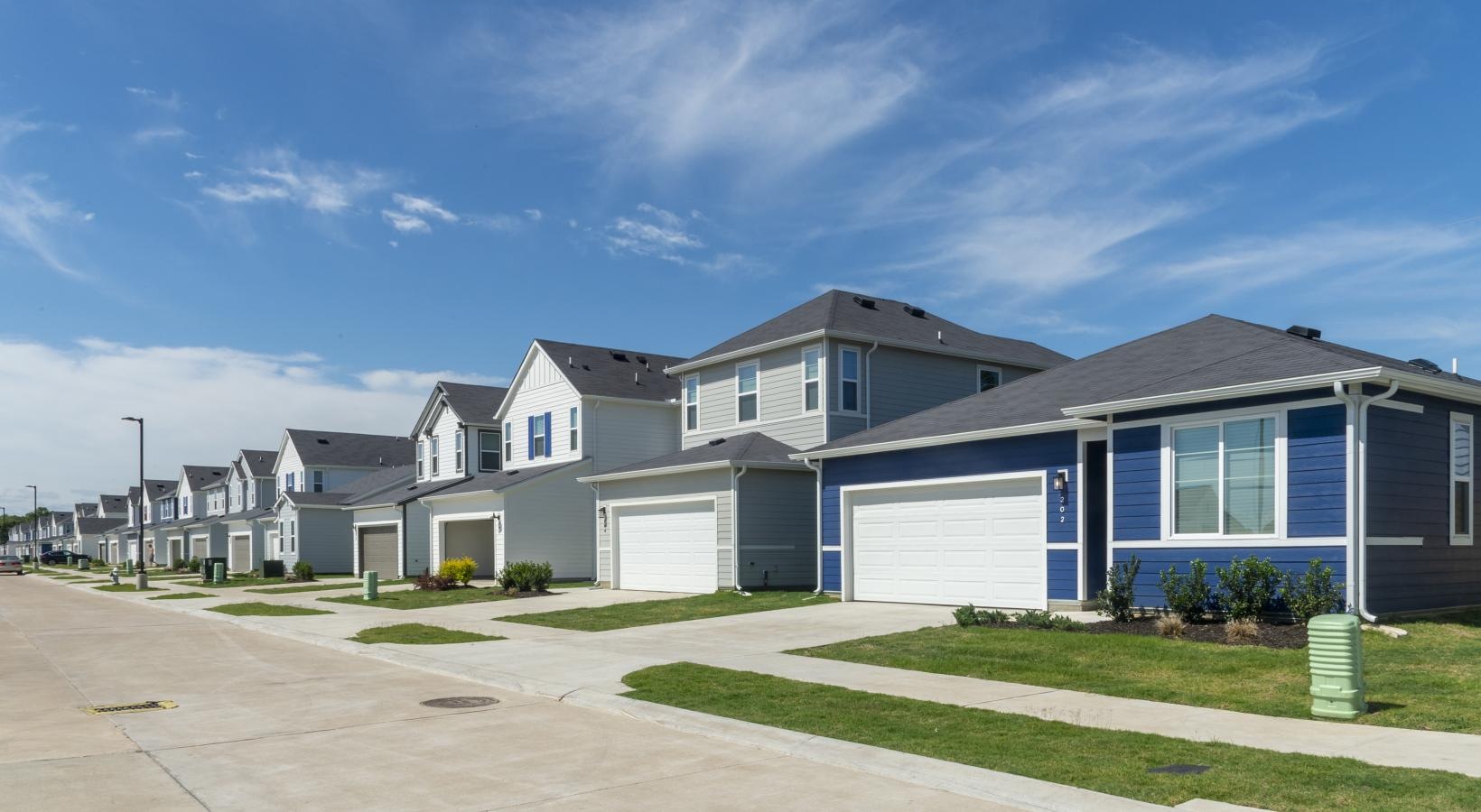 The essence of exceptional living a row of houses