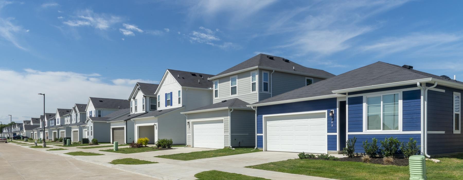 a row of houses